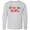 AC-Heather Grey, variant on Inktastic Birthday Girl Letters Long Sleeve Youth T-Shirt