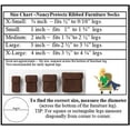 thumbnail image 3 of NancyProtectz x-small Tan-Patented with Rubberized Grips/Furniture Chair Leg Hardwood Floor Protectors. The Original Furniture Sock., 3 of 6