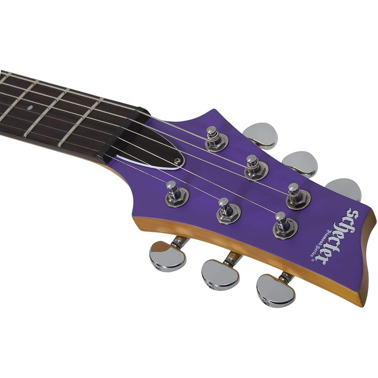 Schecter C-6 デラックスサテンパープルエレキギター Schecter Guitar Research C-6 Deluxe Electric Guitar Purple
