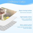 thumbnail image 4 of Ironing Mat Portable Ironing Blanket for Table Top Travel Ironing Pad for Washer Dryer 27.6" x 47.2" Cat in The Grass, 4 of 6