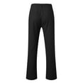 thumbnail image 3 of kpoplk Men's Linen Cotton Yoga Pants Casual Loose Sweatpants Beach Trousers Lounge Pants(Black,M), 3 of 6