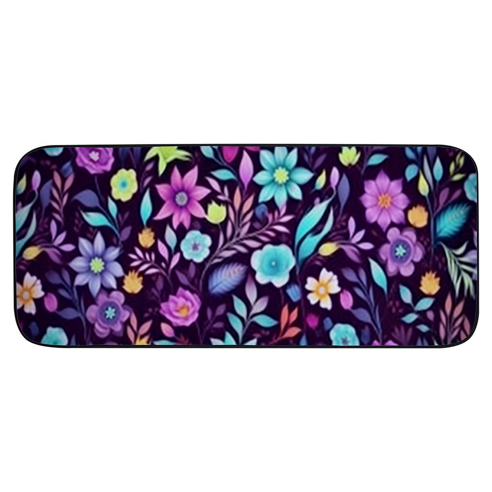 PHYHOO Decorative Door Mat, Door Mat with Non-Slip Rubber Backing, Easy Cleaning, Traps Dirt, Rug for Entry, Patio, Garage 19.68*47.24 in