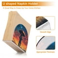 thumbnail image 5 of Yayeee Napkin Holder for Table Set of 2 Kitchen Paper Tissue Organization, Astronaut at Dawn, 5 of 8