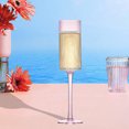 thumbnail image 3 of ACDANC 6Pcs Champagne Flutes Plastic 5.5 oz Damage-Proof Clear Cups Cocktail Cups for New Year Party Gathering Pink, 3 of 7