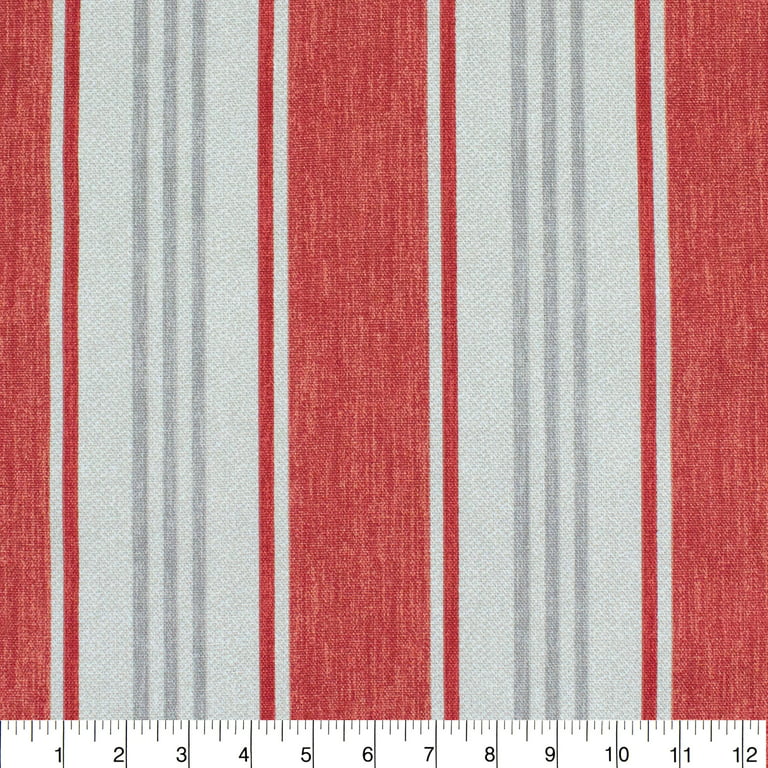  Magnolia Home Fashions Berlin Ticking Stripe, Yard, Red :  Everything Else