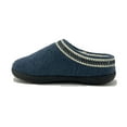 thumbnail image 2 of Clarks Womens Wool Felt Clog Slippers Indoor Outdoor Faux Fur Lined (8 M US, Teal Blue), 2 of 5