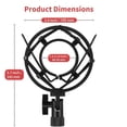 thumbnail image 4 of Recording Mic Arm Stand with Premium Shock Mount & Pop Filter Combo 5 Core (RM-STND-3-M), 4 of 5