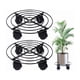 thumbnail image 1 of 2 Base Soporte Maceta Portamaceta Ruedas 27x27cm Negros, 1 of 5