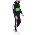 thumbnail image 5 of YanHoo Men's Tracksuits 2 Piece Outfit Colo Block Long Sleeve Full Zipper Sweater Hoodie Suit Set Sports Casual Jogging Suits, 5 of 9