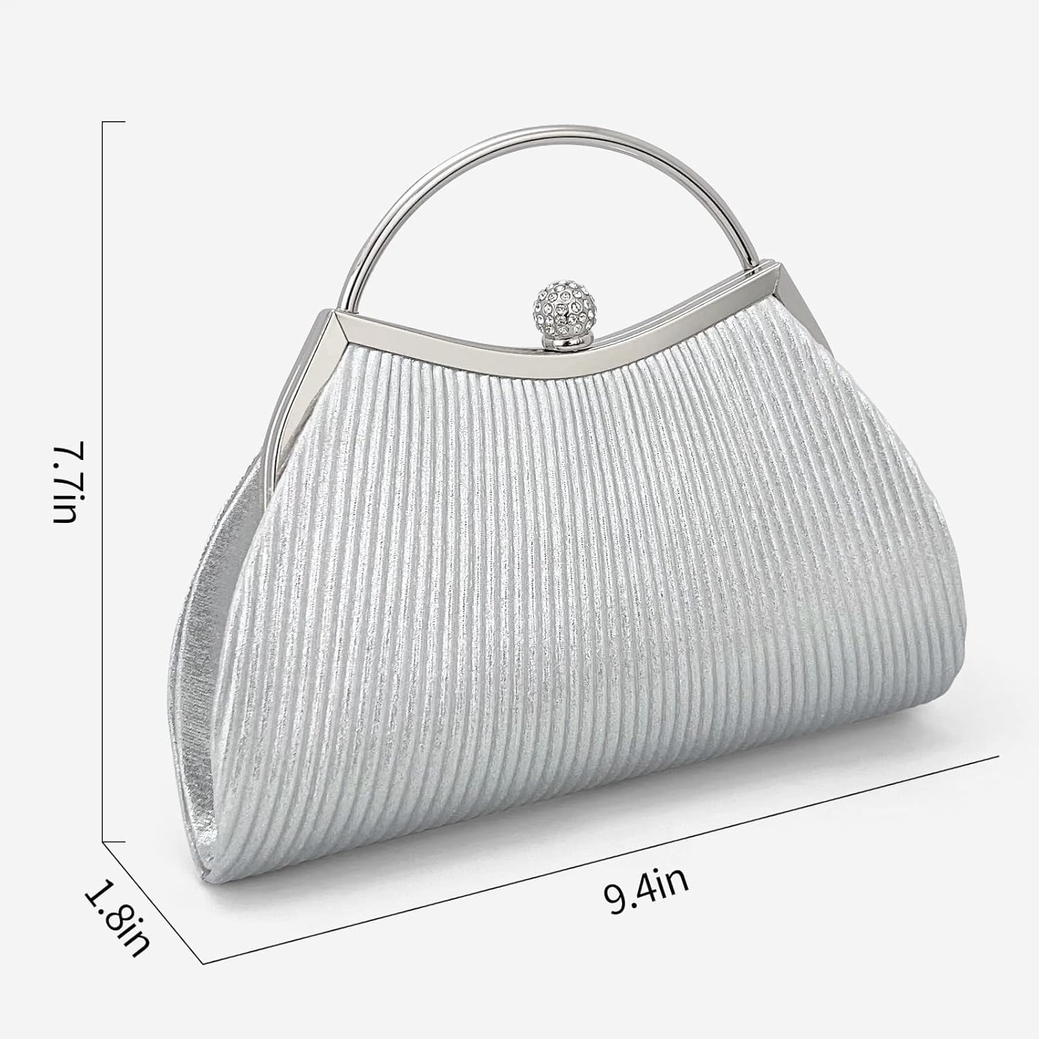 Clutch Purses for Women Evening Bags Party Clutches Handbag With Detachable Chain Strap for Cocktail Party Wedding