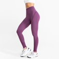 thumbnail image 6 of Outfmvch Yoga Pants Pantyhose for Women Thermal Leggings Wide Leg Pants Workout Leggings for Women Seamless Leggings Wide Leg Sweatpants Women Purple M, 6 of 7