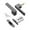Grey, variant on Lipstore Interior Door Handles Door Handle Lock with Key Elegant Accessories Modern Door Black