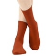 thumbnail image 6 of ITSAME Boys Girls Crew Socks Solid Color Cotton Straight Tube Mid Calf Everyday Casual Socks Gold Size Free Size, 6 of 6