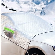 Top-Max Car Windshield Snow Cover for Ice Frost and Snow, 90.5inch*58.3inch Wipers Side Mirror Shield Protector Front Window Winter Accessories Fits Most Sedan, SUV and Van