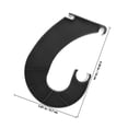 thumbnail image 2 of SEWACC Wire Shelving Accessories Closet Rod Support Plastic Support Black 1Set, 2 of 8