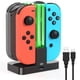 thumbnail image 1 of Base de carga para Joy-Cons de Nintendo Switch, estación de carga con cable de carga USB tipo C, 1 of 7