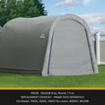 thumbnail image 7 of Shed-in-a-Box 10 x 10 x 8 ft Replacement Cover Kit Round 7 oz. Gray  (Frame not included), 7 of 7