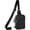Black, variant on Sling Bag, Anti Theft Sling Crossbody Bag for Women Men, Lock Zipper, RFID Blocking, Water Resistant, Compact Lightweight Waist Pack for Travel & Daily Use (Black)