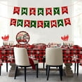 thumbnail image 5 of Christmas Paper Plates Christmas Party Supplies Decorations Disposable Dishes Napkins Dinnerware Tablecloth, Serve 24 Design2, 5 of 5