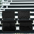 thumbnail image 6 of FREESKY Portable Stadium Seat for Bleachers, 2.8" Extra Thick Padded Cushion, 380lbs Capacity Foldable Chair with Back Support for Sports, Camping, Outdoor, Black, 6 of 7