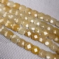 thumbnail image 5 of HOOUN Natural GemStone Faceted Square Shape Loose Beads for Jewelry Making DIY 15''-Rainbow Stone-11x12x7mm 15inch, 5 of 7