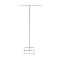thumbnail image 4 of Soporte para telón de fondo de boda en forma de T, altura ajustable, decoración del hogar, decoración navideña, metal Blanco Ancho 80cm, 4 of 8
