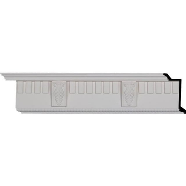 Ekena Millwork MLD06X03X06DE Dentile avec Moulure à Couronne de Perles