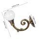 thumbnail image 5 of CTIRCHIU 2Ud Gancho Decorativo Para Con Acabado Y Bola De Cristal, 5 of 7