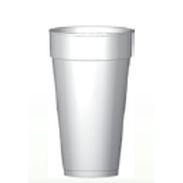 Case of 500 WinCup 20 oz. White, Styrofoam, Disposable Drinking Cups