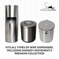 thumbnail image 3 of Wipes4Health Sanitizing Wipes: 4000 Unscented Wet Wipes (8" x 6"): 4 Refill Mega Rolls for Floor Stand, Wall Mounted and Bucket Dispensers - For Gyms, Fitness Clubs, Schools, Commercial Facilities, 3 of 7