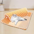thumbnail image 1 of Túnel de juguete interactivo Yinane para cama de gato con pelota de juego Naranja L, 1 of 8