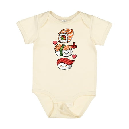 

Inktastic Cute Sushi Lover for Kids Gift Baby Boy or Baby Girl Bodysuit