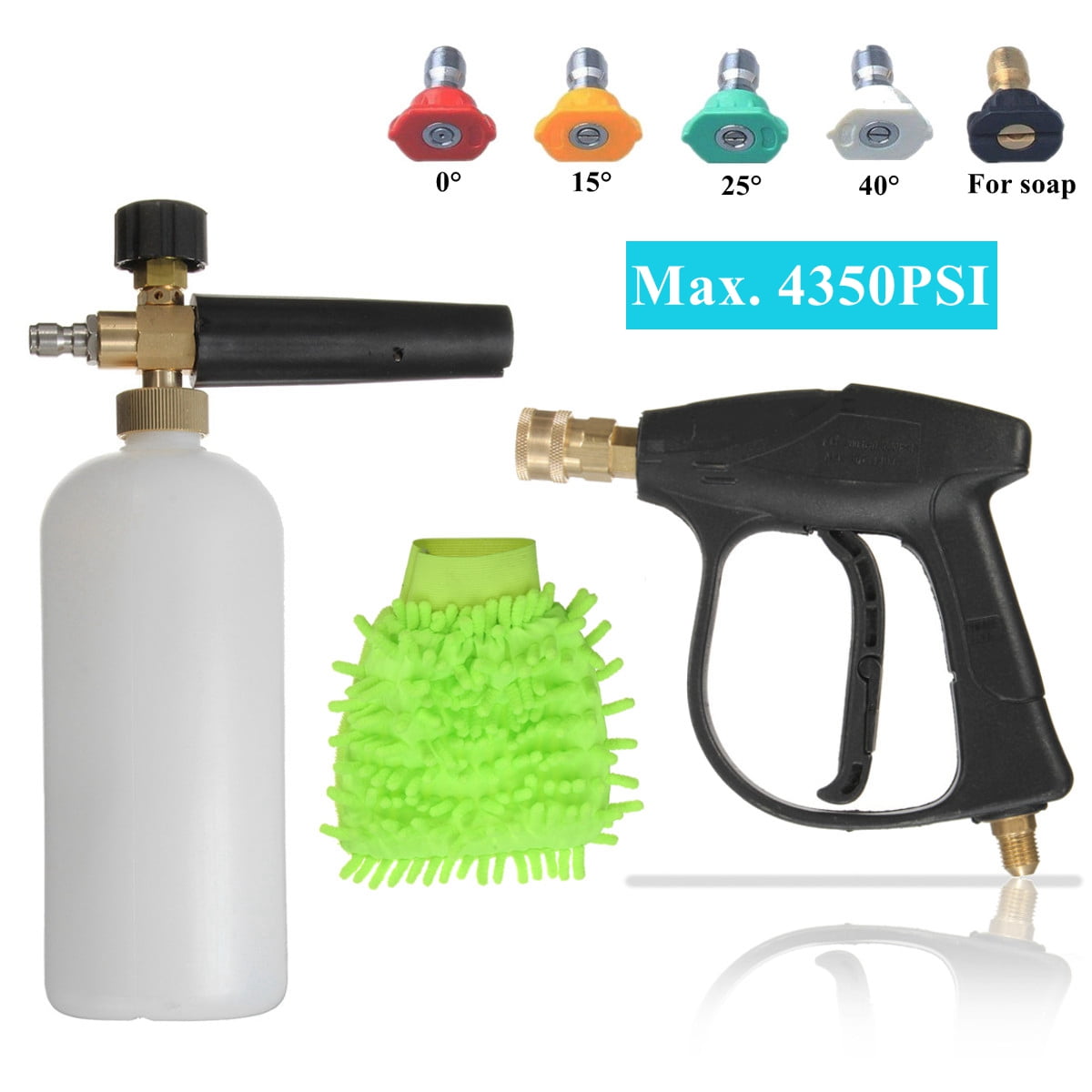 4350PSI/ 300bar Adjustable High Pressure Snow Lance Foam Washer Soap