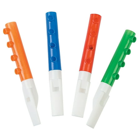 - Fun Express - Mini Flutes (4dz) - Toys - Noisemakers - Horns & Slide Flutes - 48 Pieces