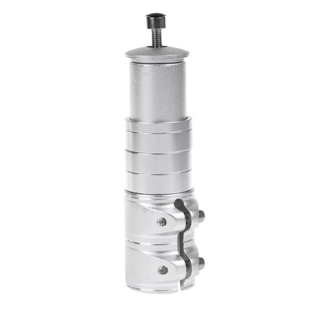 Adaptador de Extensor de Horquilla DYNWAVEMX Elevador del Manillar Plata 28.6mm