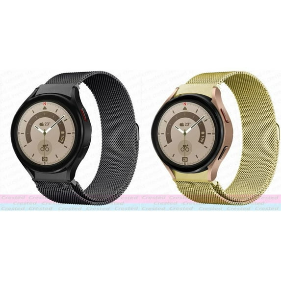 BXUXOHS (1/2Pack) Stainless Steel Metal Mesh Bands for Samsung Galaxy Watch 5 4 40mm 44mm Women Men, Adjustable Strap No Gap Magnetic Milanese Loop Bands
Wristbands for Samsung 4 Classic 46mm 42mm