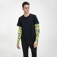 thumbnail image 6 of Balery Lemon Seamless Pattern Oil Painting Effect Cooling Arm Sleeves for Men & Women – Breathable, Moisture-Wicking Arm Sleeves for Women, Men & Kids, 6 of 8
