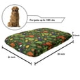 thumbnail image 2 of Vegetables Pet Bed, Simplistic Drawn Organic Healthy Food Pattern Carrot Pepper Potato Corn, Resistant Pad for Dogs and Cats Cushion with Removable Cover, 24" x 39", Emerald Multicolor, by Ambesonne, 2 of 4