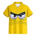 thumbnail image 2 of WOYY Polo Shirt for Boys Summer Casual Short Sleeve Tshirt Kids Comfy Polos, Sizes 3-14, 2 of 5