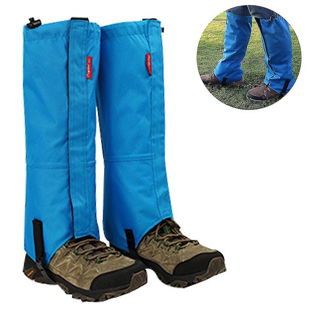 Polainas de senderismo para acampar al aire libre, correr, caminar, mochilero, mujeres, hombres, protector de pierna de tobillo, botas, polainas, cubierta de polaina, nieve, transpirable, li