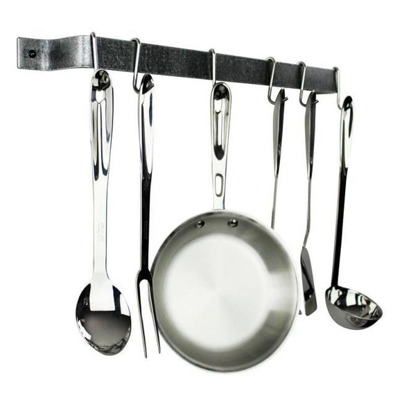 Enclume Design Products OWR1 HS 24 in. Wall Rack, Hammered Steel