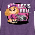 thumbnail image 3 of Paw Patrol - Let's Roll Skye - Toddler And Youth Girls Short Sleeve Graphic T-Shirt, 3 of 6