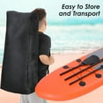 thumbnail image 4 of Arlopu 10' Inflatable Stand Up Paddle Board SUP Inflatable Paddle Board with Carry Bag, Leash, Paddle and Hand Pump, 4 of 7