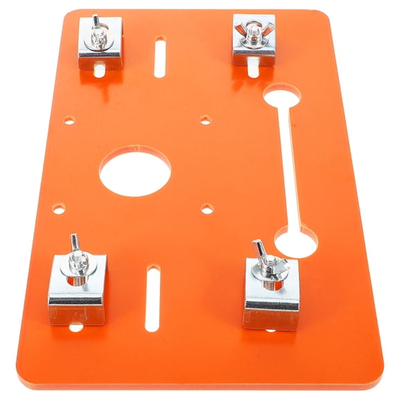 ETHZZLE 1Set Heavy Duty Precision Machined Circular Saw Guide Rail Cutting Machine Bottom Plate for Woodworkers