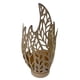 thumbnail image 1 of Lámpara Llama Metal Solar Decorativa Hueca para Patio (bronce), 1 of 9