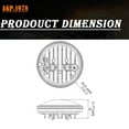 thumbnail image 4 of 2PCS Par36 Front LED Tractor Work Light, 4.5'' 18W Sealed Beam  IP67 Waterproof  For Chopper, Tractor, ATV, Aircraft, Farm Machinery Light Replacement AF3892R, AT25451, RE336111, RE285628, RE561116, 4 of 6