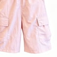 thumbnail image 6 of Atogsazn Kids Boys Cargo Jogger Shorts Childrens Casual Athletic Wide Leg Short Pants with Pocket Gym Short Pants Pink 11-12 Years Fashion, 6 of 7
