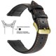 thumbnail image 1 of Correas de reloj de liberación rápida de 18mm, 20mm, 22mm, banda de reloj de cuero genuino de ganancia superior, se adapta a Samsung Galaxy Watch, Garmin Huawei Watch, 1 of 4