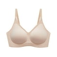 thumbnail image 2 of Seamless Push-Up Backless Bra for Women Solid Color Everyday Underwear with Mesh Detailing, 2 of 7