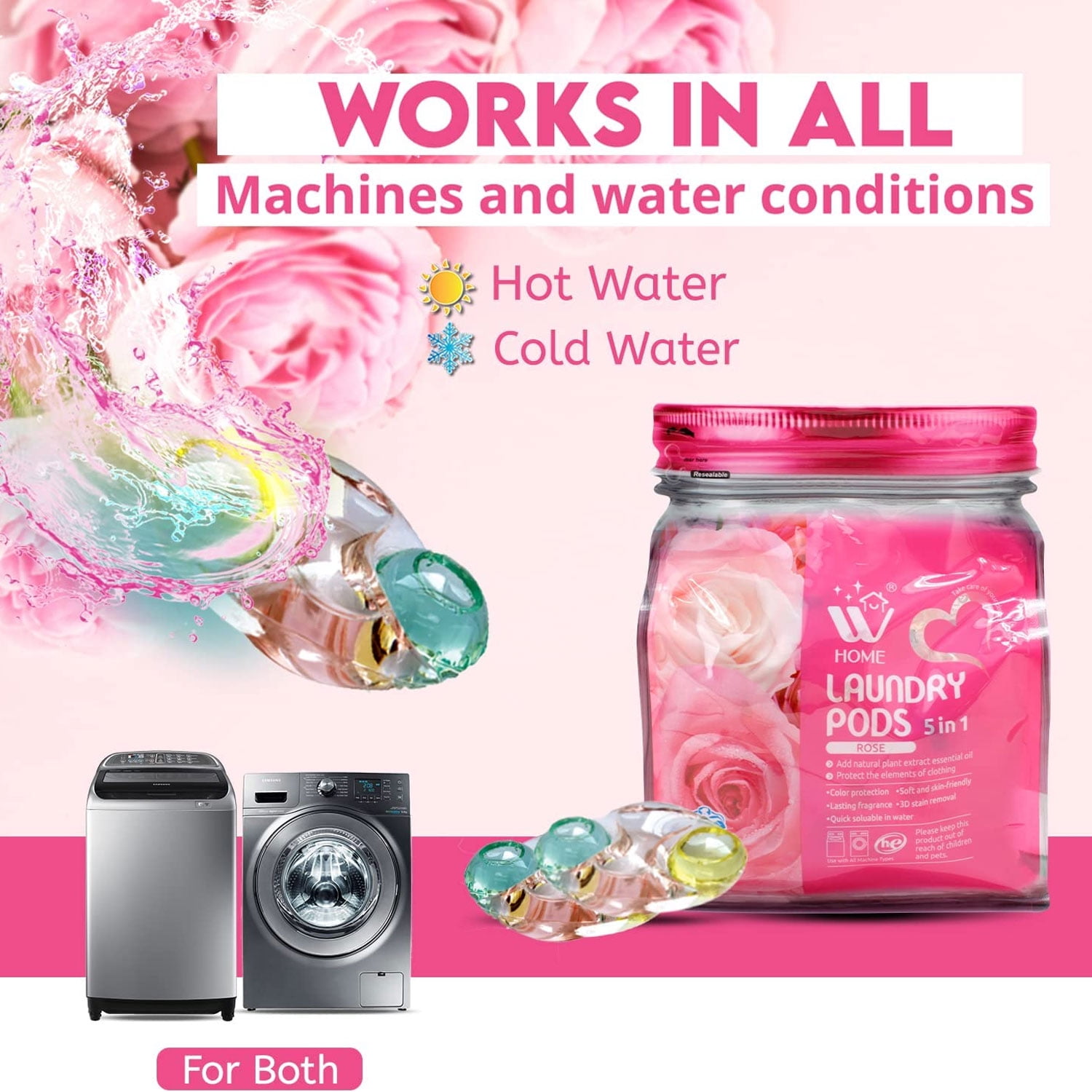 【WOOHWA】ROSE WASHING MIDIUEM PT e241fd4a-0560-4dd0-afc4-